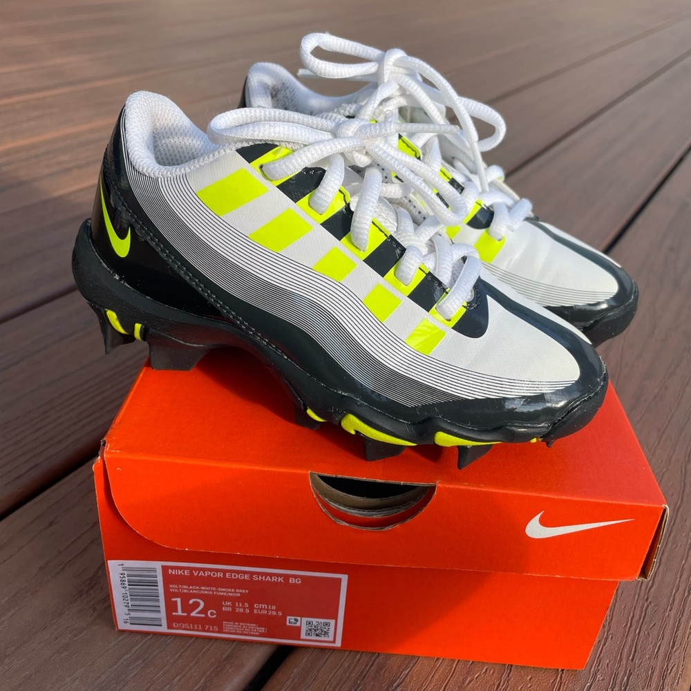Nike Vapor Edge Shark Football Cleats 12C